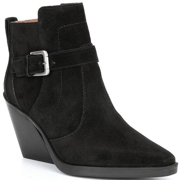 ANTONIO MELANI Shoes - Antonio Melani Black Suede Booties